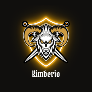 Black Yellow Modern Esport logo